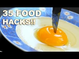 35 FOOD HACKS YOU DIDN'T KNOW YOU NEEDED!