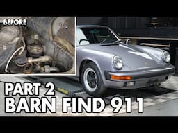 Porsche 911 Barn Find PART 2 - 30-Day Transformation Continues! Paint Restoration and MORE!