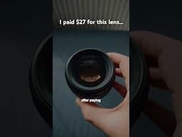 This $500 lens cost me $27