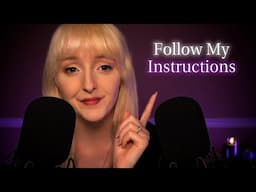 ASMR Follow My Instructions With Your Eyes Closed 💤