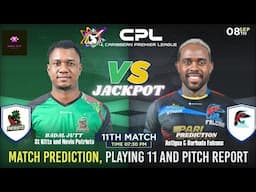 St Kitts and Nevis Patriots vs Antigua And Barbuda Falcons CPL 2024 11th Match Prediction #CPL2024