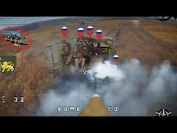 Horrible attack! Ukrainian FPV drones brutally knocked-out entire Russian infantry in bloody battle