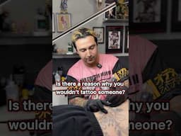 Is there a reason our artists wouldn’t tattoo someone? #inked #relatable #advice #tattoo #opinion