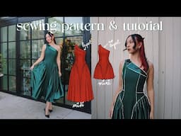 The PERFECT Holiday Dress Sewing PATTERN & Tutorial