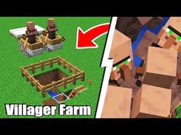 Minecraft EASIEST Villager Breeder farm Tutorial 1.21 #tutorial #villager