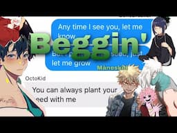 [REUPLOAD 10 of 10] bnha/mha - text lyric prank “Beggin’”