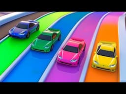 Learn Colors with  Learning Colors with Street Vehciles to Learn Numbers and Shapes for Children