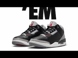 JORDAN 3 BLACK CEMENT SHOCK DROP "THE SEQUEL"