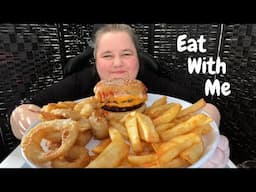 Double Cheeseburger & Tallow/Beef Fat Chips MUKBANG