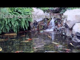 🔴10 Hour Relaxing Deep Sleep Music Peaceful Dreams - Disney Meditation Japanese Koi Pond Epcot