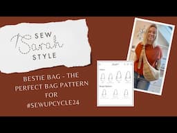 What a  fabulous bag pattern! The BF Bestie Bag is the perfect stash buster for #sewupcycle24