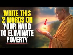 GOODBYE POVERTY WRITE THIS ON YOUR HAND AND YOU WILL NEVER LACK MONEY |Buddhist Teachings