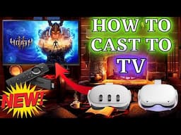 Cast your Quest 2 or Quest 3 to your TV in UNDER 2 minutes! Easy Tutorial!