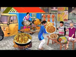 Auto Rickshaw Kitchen Chicken Biryani Fast Food Wala Street Food Hindi Kahani Hindi Moral Stories