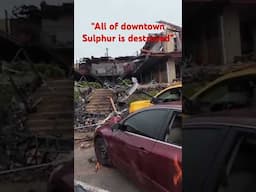 Sulphur Oklahoma Nocturnal Tornado Damage - 4/28/24 #tornado #tornadodamage