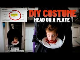 How to make the Head on a Plate Halloween Costume