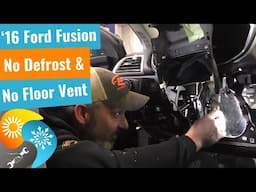 Ford Fusion - HVAC Stuck On Vent