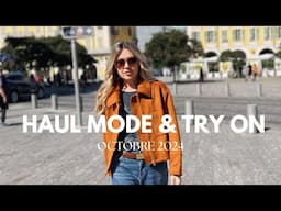 HAUL MODE & TRY ON - FASHION HAUL octobre 2024