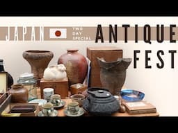 THRIFTING in JAPAN, two day ANTIQUE MARKET adventure