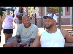 AARON DONALD FAMILY TRIP AT KENNYWOOD