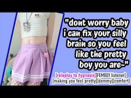 asmr boyfriend hypnotizes you to feel like a pretty boy roleplay to hypnosis M4M