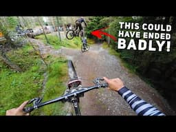 DON’T Ride Dyfi Bike Park with Racers: THIS happens!