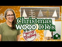 Easy Wood Christmas Crafts | Dollar Tree DIYs | DIY Christmas Home Decor