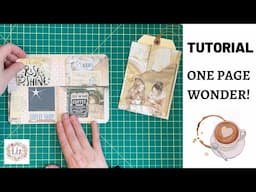 MULTI POCKETS ONE PAGE WONDER TUTORIAL #papercrafts #junkjournalideas Making and Creating