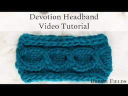 Cross Cable Headband Knitting Pattern, Free