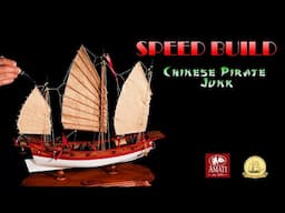 Have you ever seen a Chinese Pirate Ship Model been Made? Amati Chinese Pirate Junk 1:100 Scale