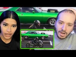 American Muscle Cars Are Faster Than Japanese Super Bikes!