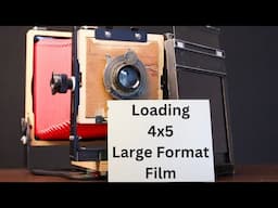 How to Load and Unload 4x5 Film from 4x5 Large Format Film Holder