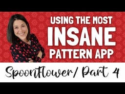 Spoonflower Print on Demand Part 4 | Using the REPPER app to make Patterns + 25% Discount! (Not AI)