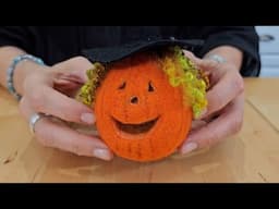 Needle Felting a Jack O’Lantern Tutorial #livingfelt