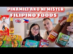 Pinamili Ako ni Mister ng Filipino Food | British Filipina Life in UK | Asian Food in UK