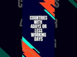 Countries with 4 days work week #education #employees #employment #job