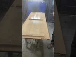 How to spray natural wood with a wood sealer.