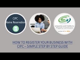 HOW TO REGISTER A COMPANY WITH CIPC // STEP BY STEP GUIDE // SOUTH AFRICAN YOUTUBERS