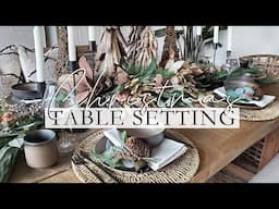 Christmas Decorate with me | Tablescape & Centerpiece Idea