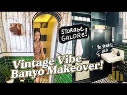 Extreme Banyo Makeover sa Rooftop Apartment!!😱  Big Storage sa Small Bathroom💚// by Elle Uy