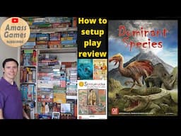 How to play Dominant Species board game review second edition fourth printing 2021 GMT AmassGames