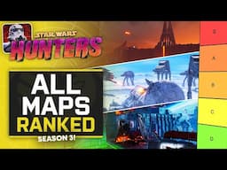 RANKING all 9 maps from BEST to WORST in Star Wars: Hunters...