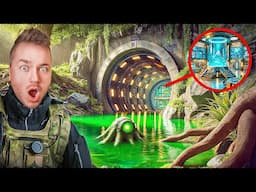 EXPLORING Secret POND MONSTER TUNNEL'S and SPY BASE! (JAKE STILL MISSING)