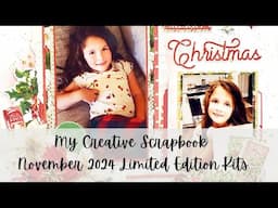 Merry Christmas! My Creative Scrapbook November Limited Edition Kits