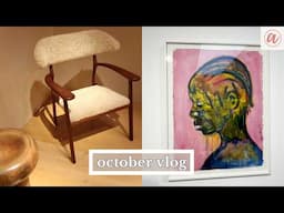 october solo dates in london + quick 5 minute makeup | christie's, wes lang | byalicexo