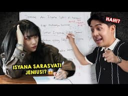 NGAKAK! TES MATEMATIKA ISYANA SARASVATI, TERNYATA JENIUS!? | JEROME NGAJARIN ARTIS INDONESIA