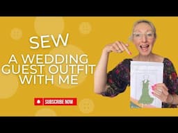 Sew a wedding guest outfit with me | sewing vlog | sewing project