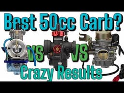 PWK vs Nibbi PE19 vs CVK Carbs on Maddog 50cc Scooter GY6 139QMB; Best Carburetor