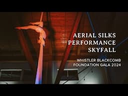 Aerial Silks Performance Skyfall at Whistler Blackcomb