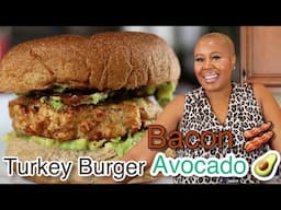 FAST⏩, HEALTHY🥑 & DELICIOUS😋 Avocado Bacon Turkey Burger - *Ninja Foodi Grill Edition*